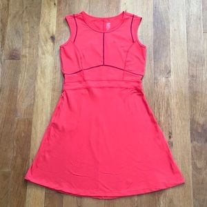 Title Nine Athleisure Dress in Coral
